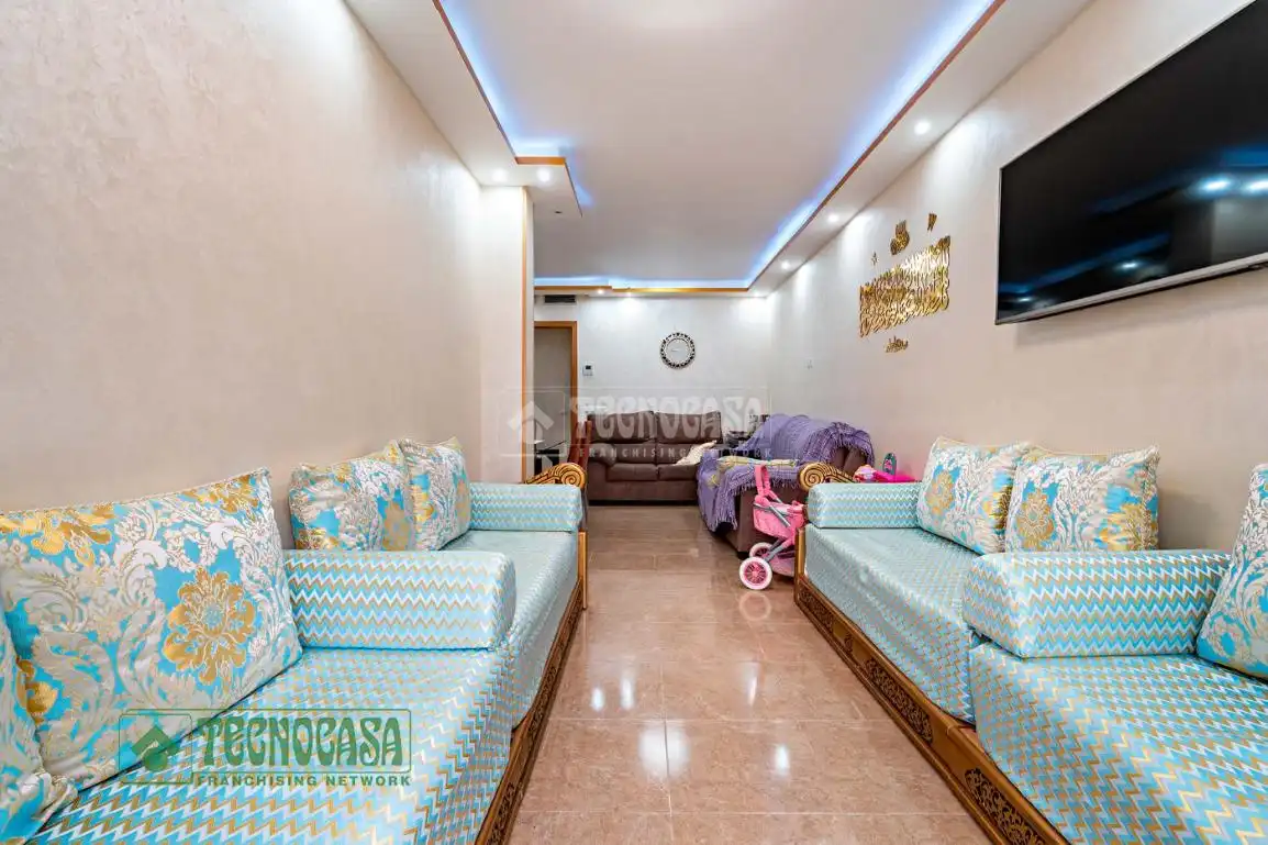 Sala de estar de Piso en venta en Roquetas de Mar