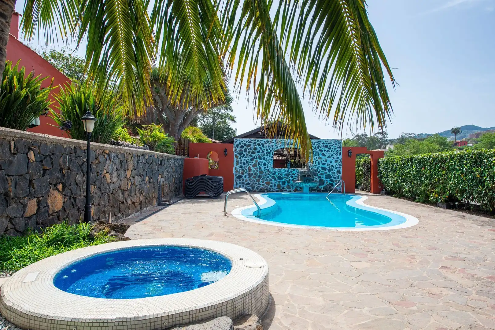 Schwimmbecken von Haus oder Chalet zum Verkauf in Tacoronte mit Heizung, Privatgarten und Terrasse