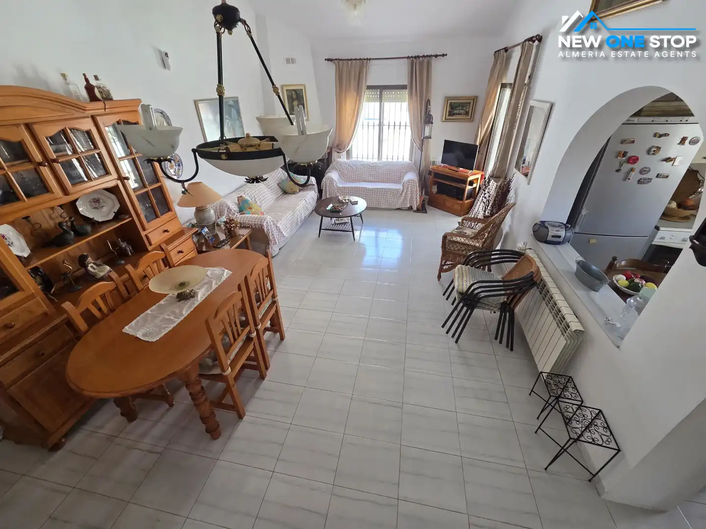 Living room of Houses for sale in Mojácar  with Air Conditioner, Terrace and Storage room