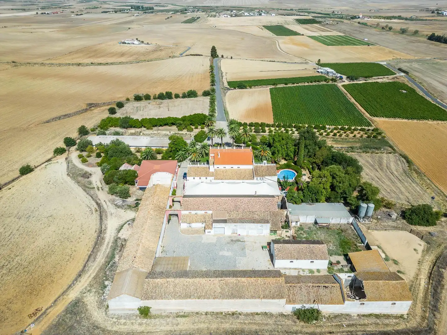 Außenansicht von Country house zum Verkauf in Villalba del Alcor mit Klimaanlage, Privatgarten und Abstellraum