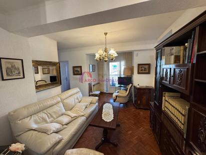 Living room of Flat for sale in Burgos Capital  with Heating, Terrace and Furnished