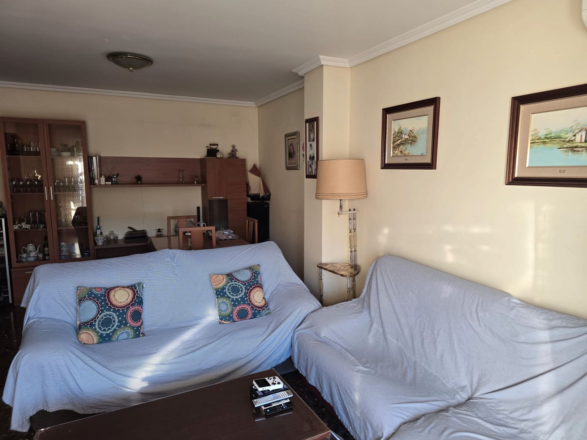 Living room of Flat for sale in Castellón de la Plana / Castelló de la Plana  with Air Conditioner, Heating and Storage room