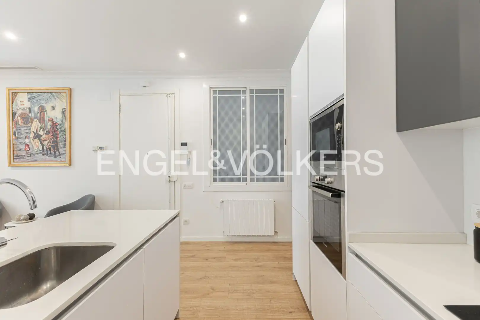 Cocina de Piso en venta en Barcelona con Calefacción, Parquet y Balcón