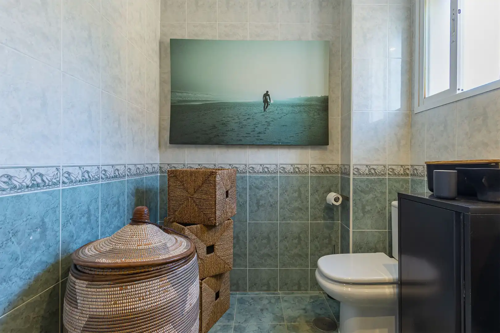 Baño de Ático de alquiler en Almuñécar con Aire acondicionado, Terraza y Amueblado