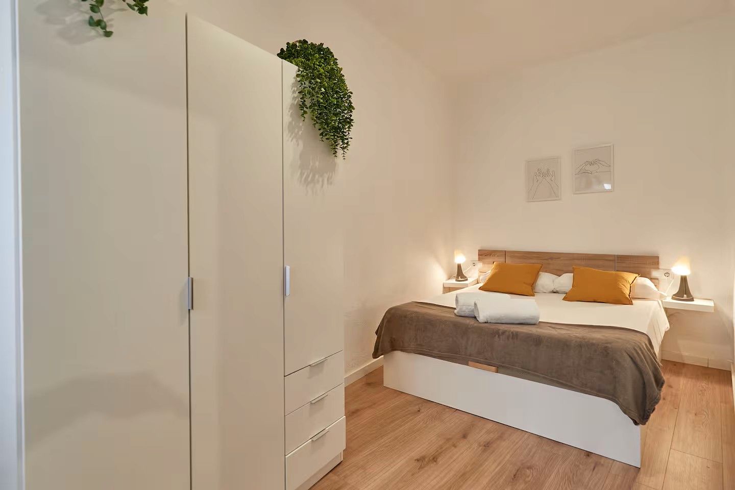 Bedroom of Flat to rent in  Lleida Capital  with Air Conditioner, Heating and Furnished