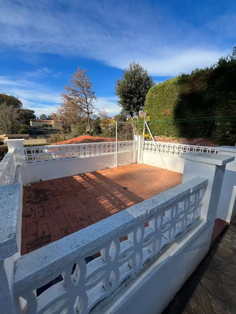 Terraza de Casa o chalet en venta en Santa Coloma de Farners con Calefacción, Jardín privado y Terraza