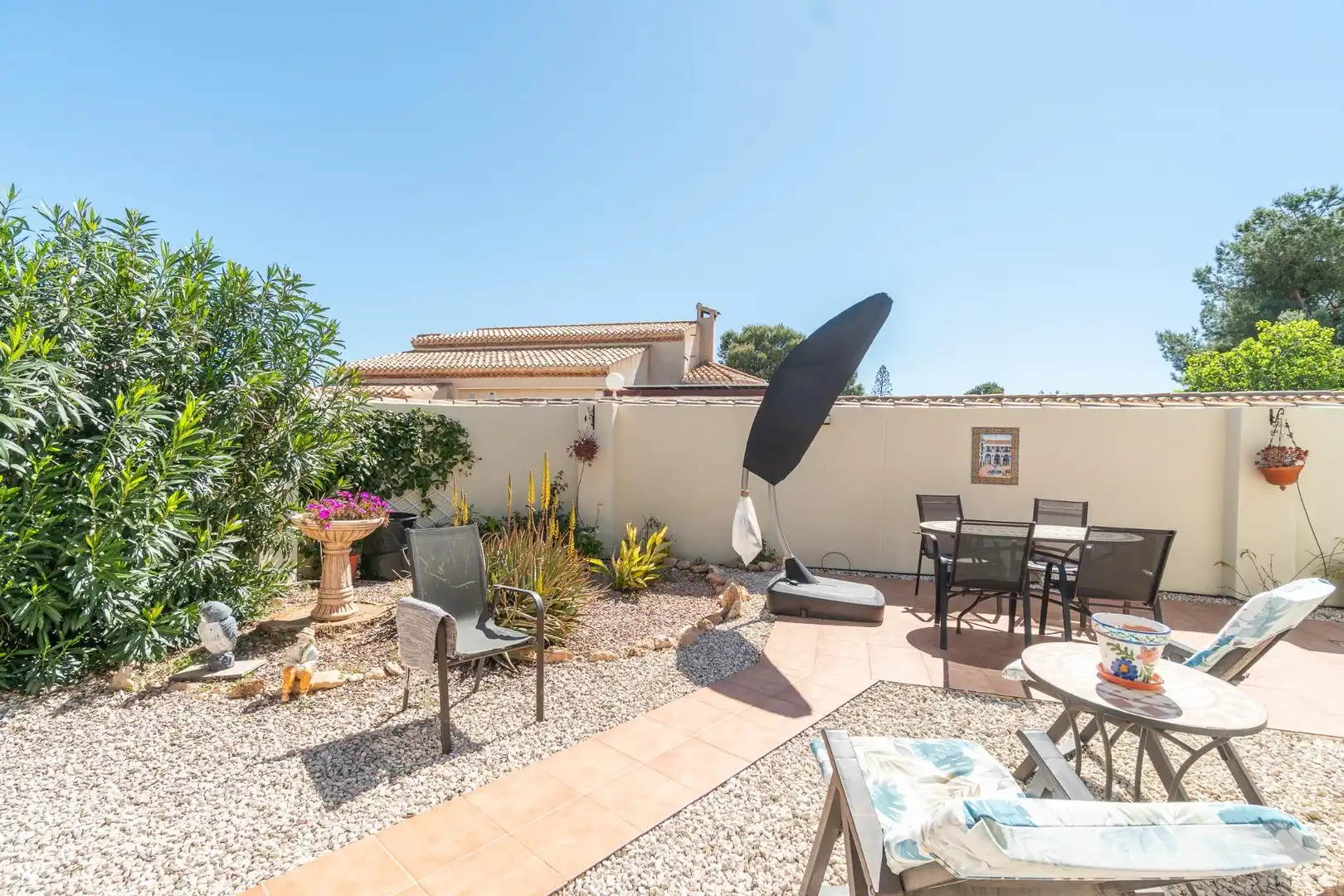 Terrassa de Casa o xalet en venda en Orihuela amb Aire condicionat, Jardí privat i Terrassa