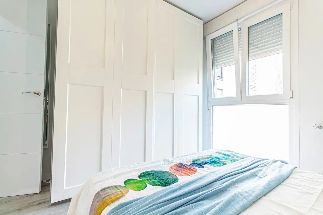 Bedroom of Flat for sale in Madrid  with Air Conditioner, Heating and Terrace