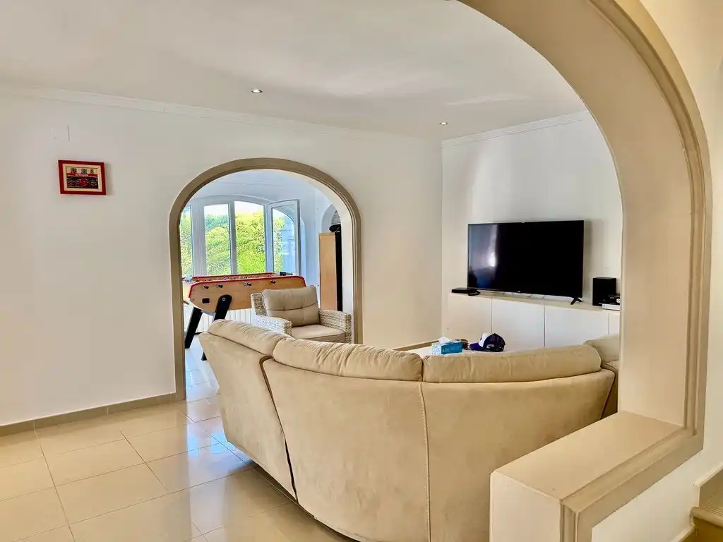 Sala de estar de Casa o chalet en venta en Jávea / Xàbia con Aire acondicionado, Calefacción y Jardín privado