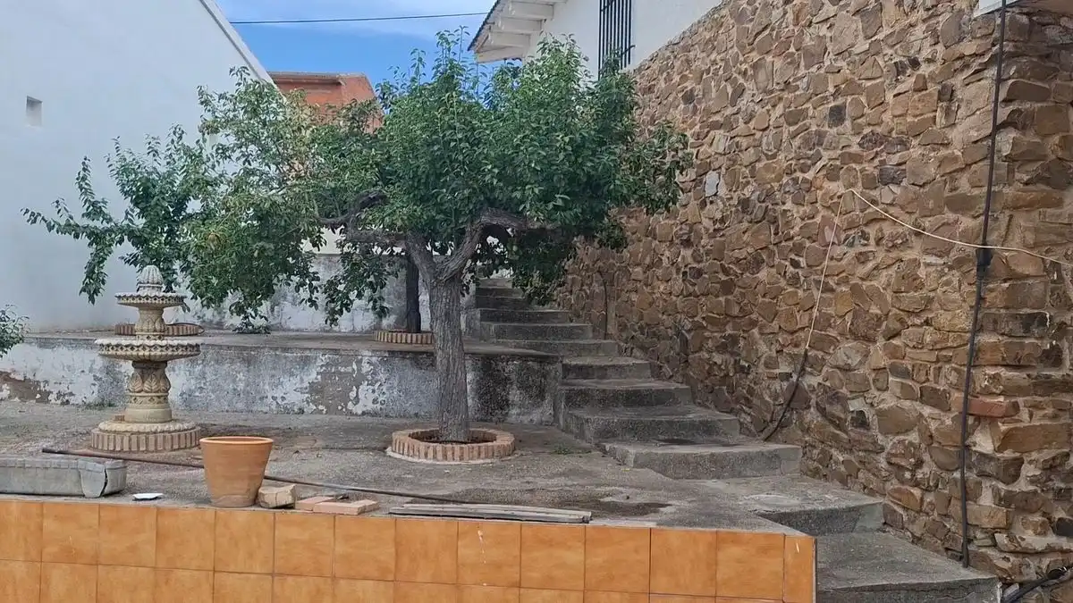 Terrassa de Finca rústica en venda en Horcajo de los Montes amb Calefacció, Jardí privat i Terrassa