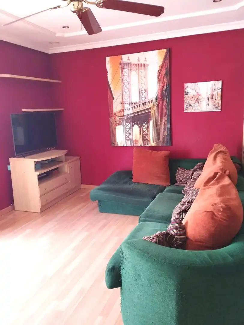 Sala de estar de Piso en venta en Ibi con Amueblado y Balcón