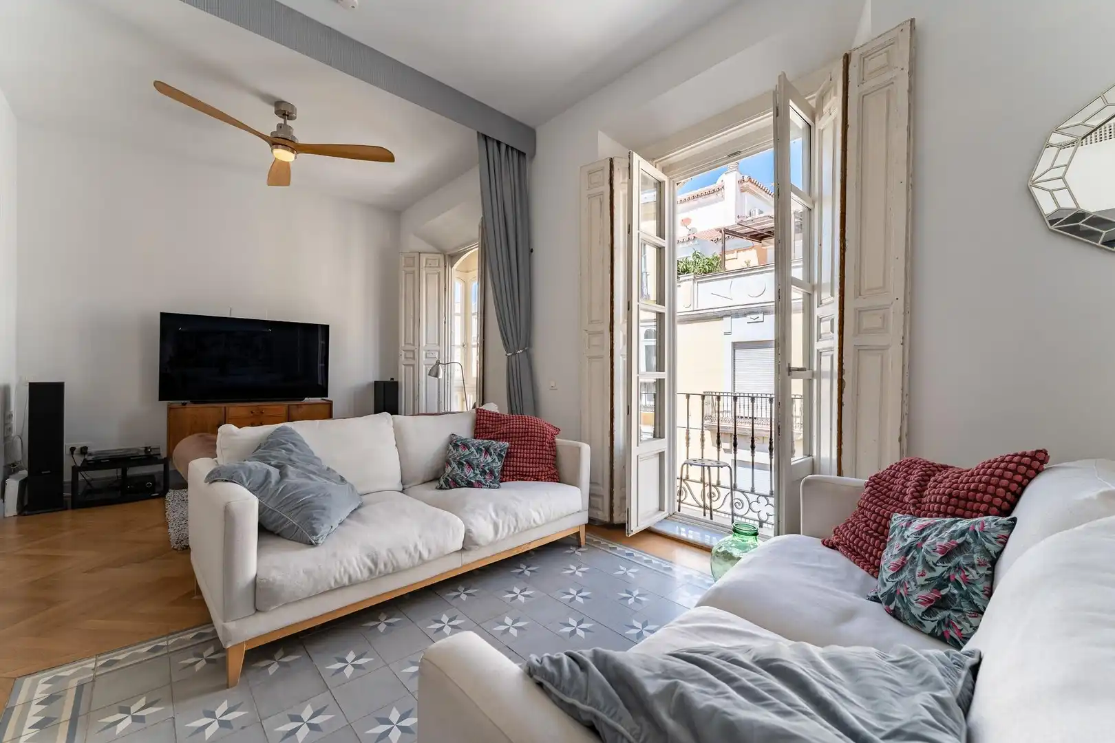 Living room of Flat for sale in Málaga  with Heating