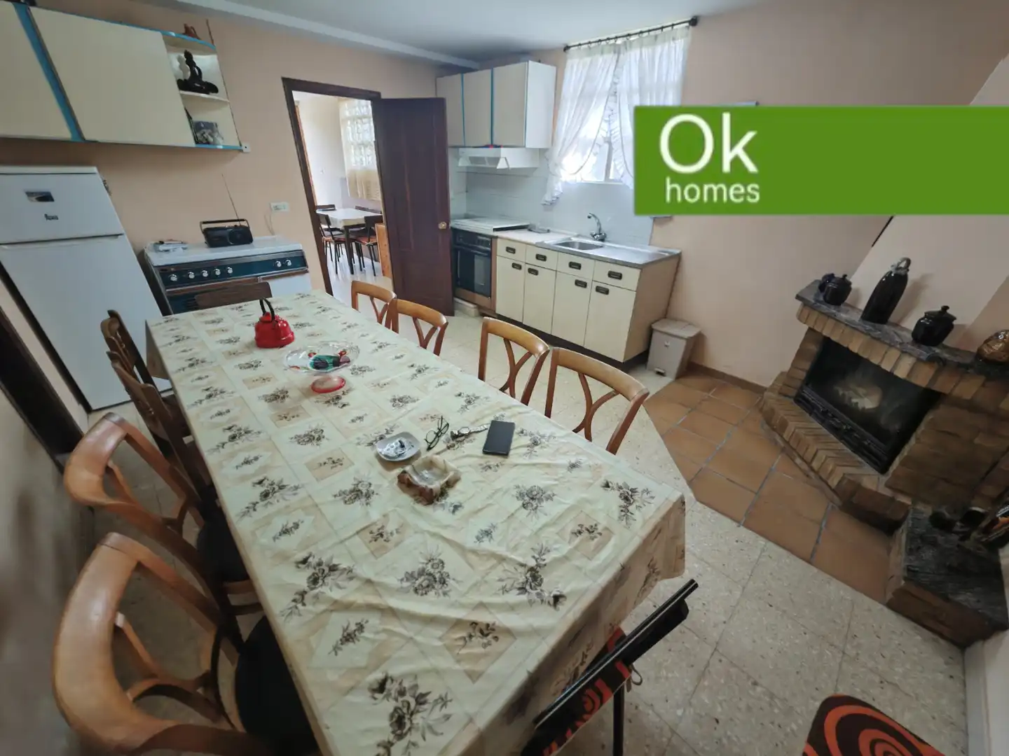 Cocina de Casa o chalet en venta en Mesía con Calefacción, Jardín privado y Parquet