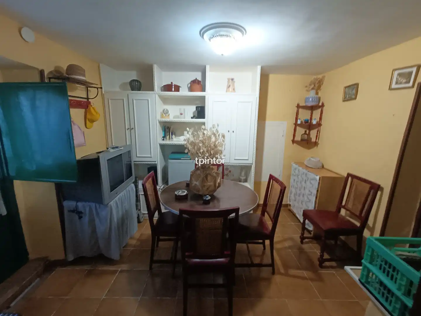 Dining room of Houses for sale in Valencia de Alcántara  with Terrace, Swimming Pool and Furnished