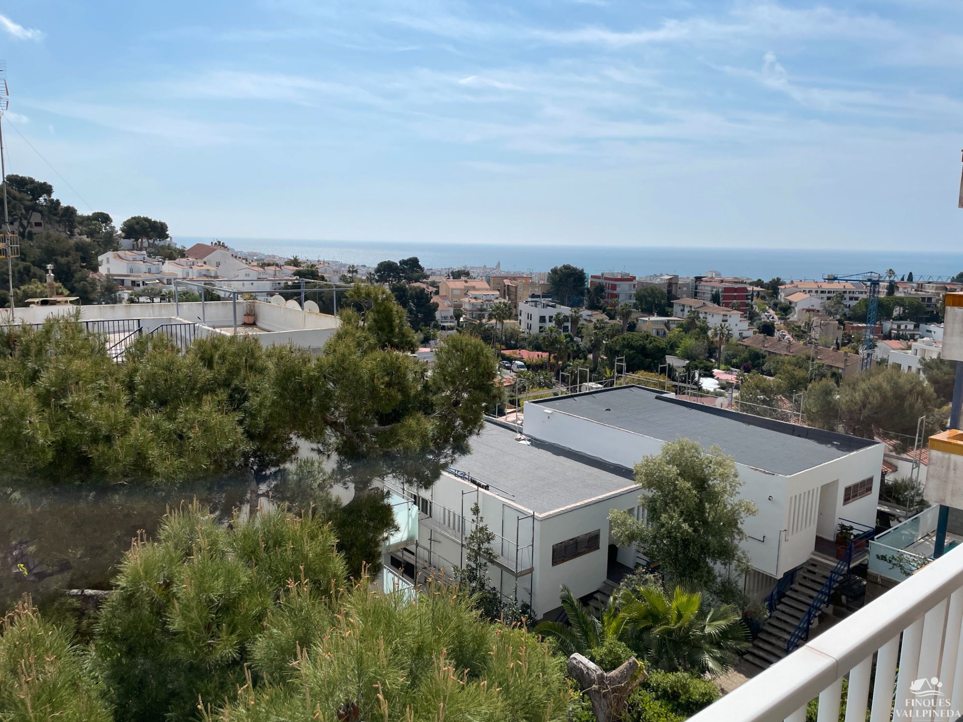 Vista exterior de Apartamento en venta en Sitges con Calefacción, Terraza y Amueblado