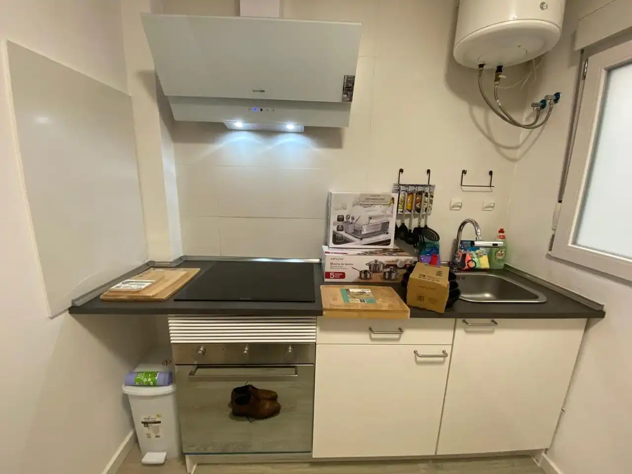 Kitchen of Flat for rent in Santa Cruz de Tenerife  with Air Conditioner, Terrace and Furnished