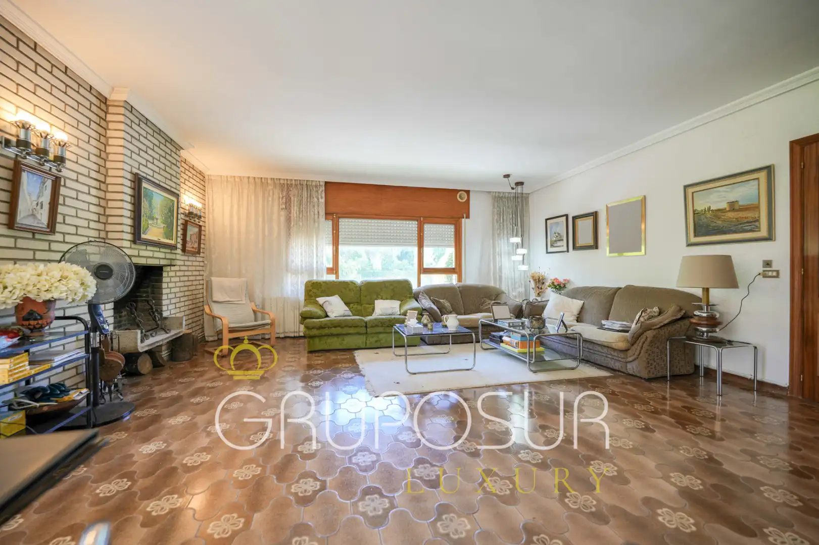 Sala de estar de Casa o chalet en venta en Villanubla con Aire acondicionado, Calefacción y Jardín privado