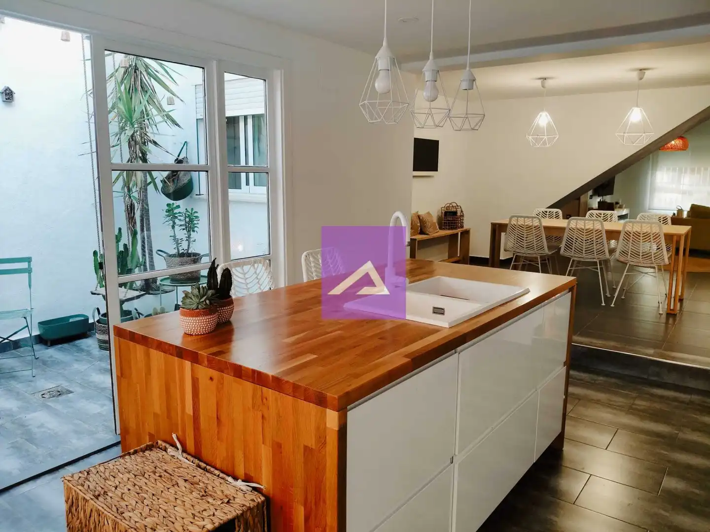 Kitchen of Detached homes for sale in Benimuslem  with Air Conditioner, Terrace and Balcony