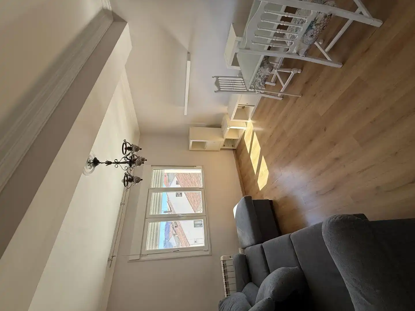 Sala de estar de Piso de alquiler en Verín con Parquet, Amueblado y Balcón