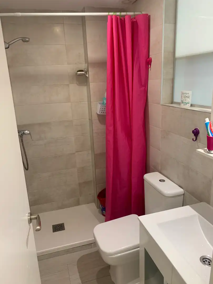 Bathroom of Study for rent in Madrid  with Air Conditioner, Heating and Furnished