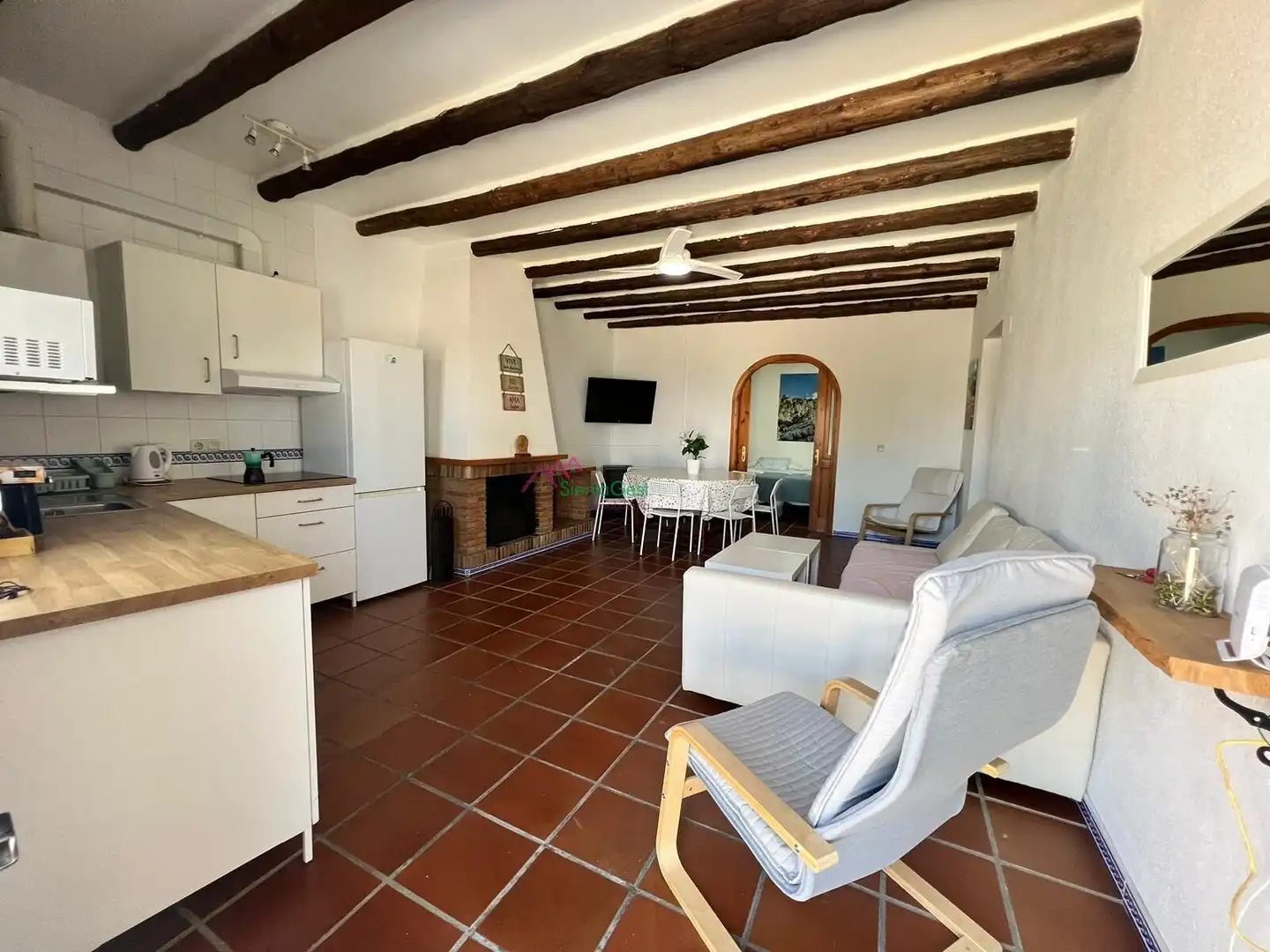 Sala d'estar de Planta baixa en venda en Benaocaz