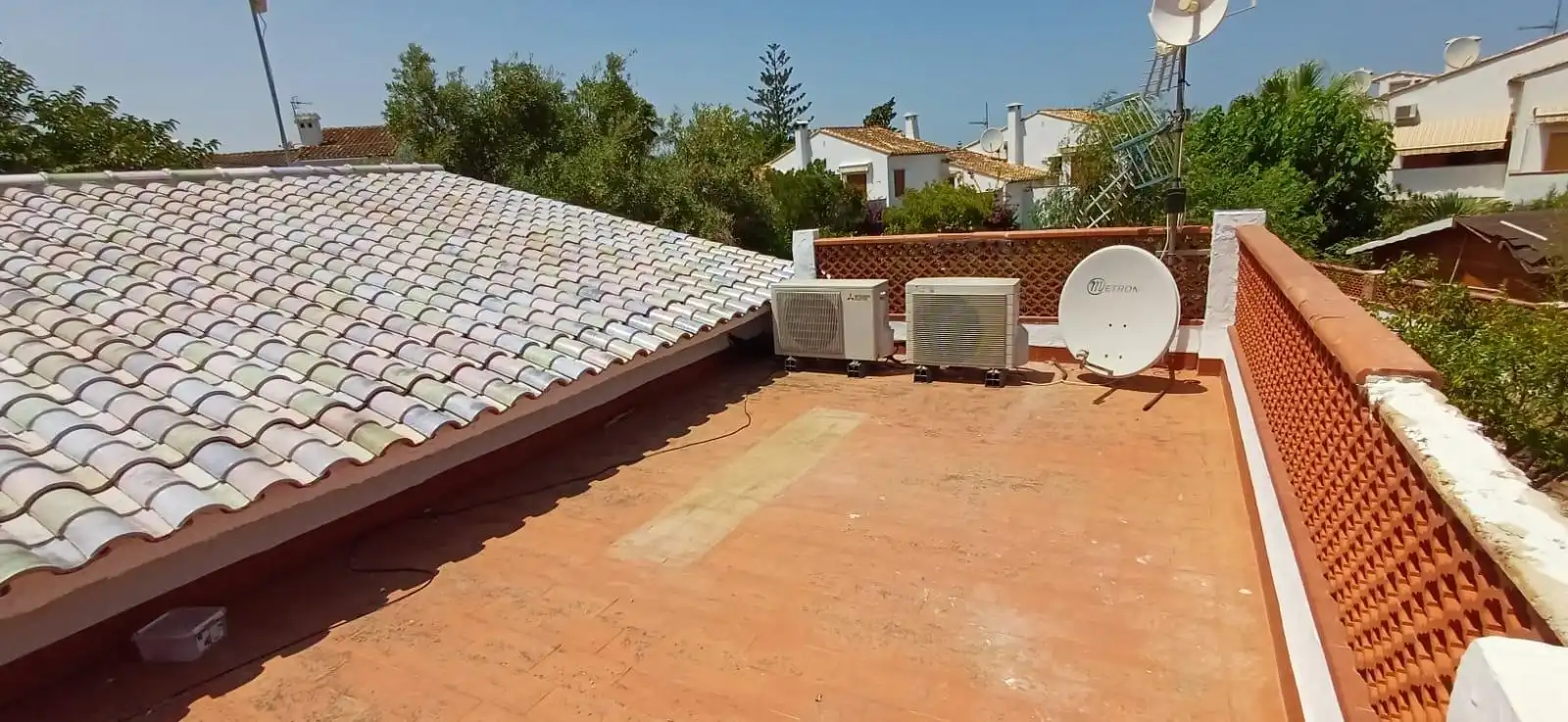 Terrace of Houses for rent in Dénia  with Air Conditioner, Heating and Private garden