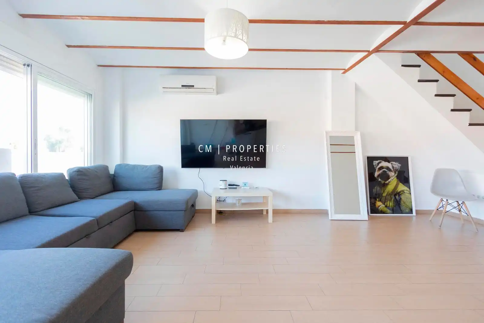 Wohnzimmer von Haus oder Chalet zur Miete in Valencia mit Klimaanlage, Heizung und Terrasse