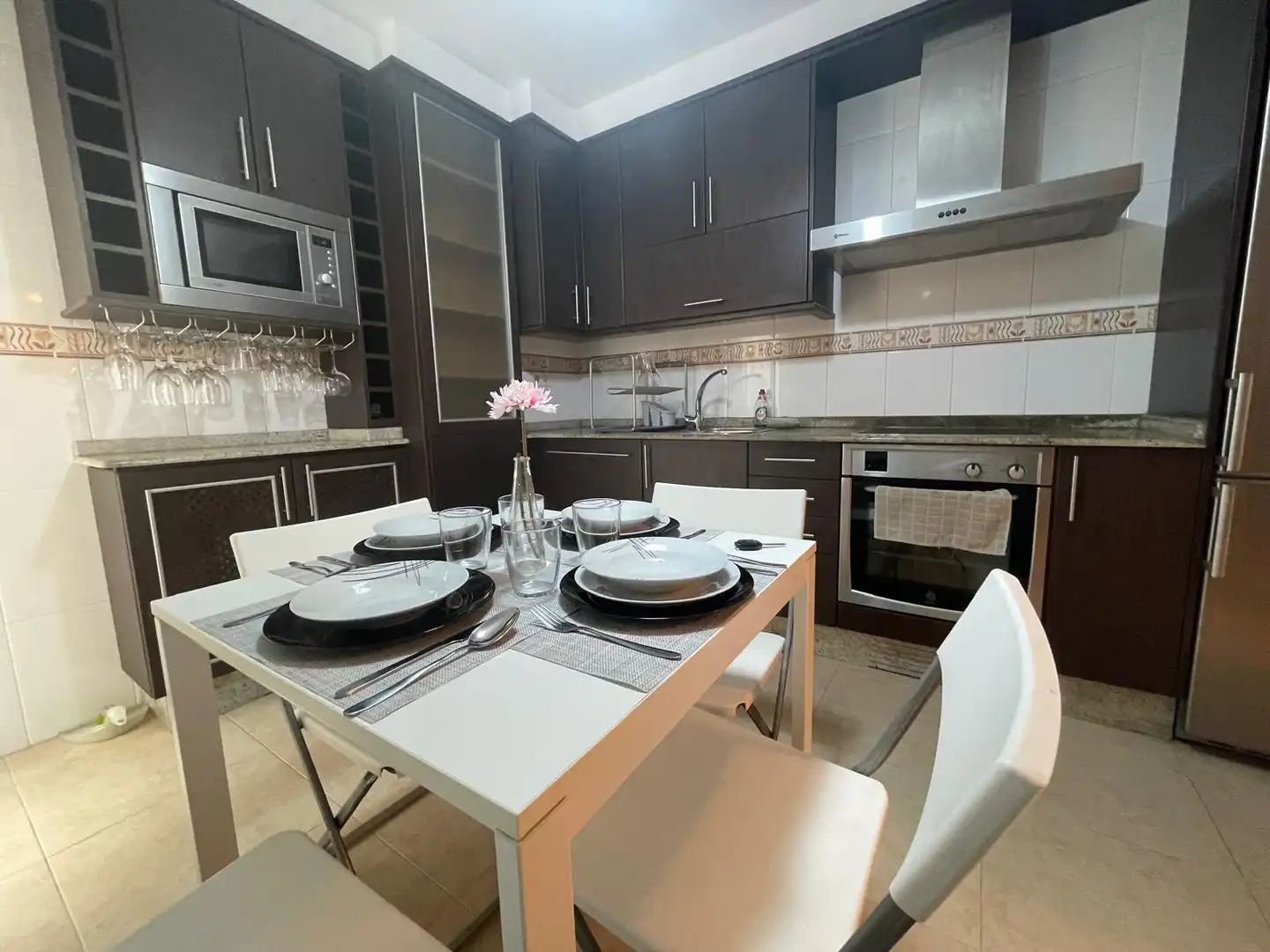 Cocina de Dúplex de alquiler en Mugardos con Calefacción y Amueblado