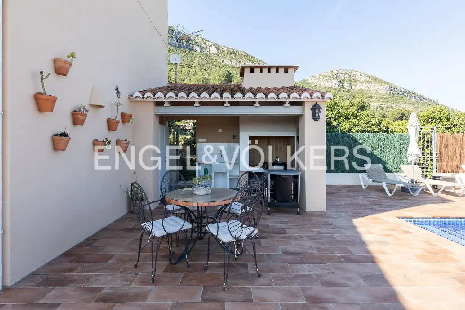 Terrassa de Casa o xalet de lloguer en Corbera amb Aire condicionat, Calefacció i Jardí privat
