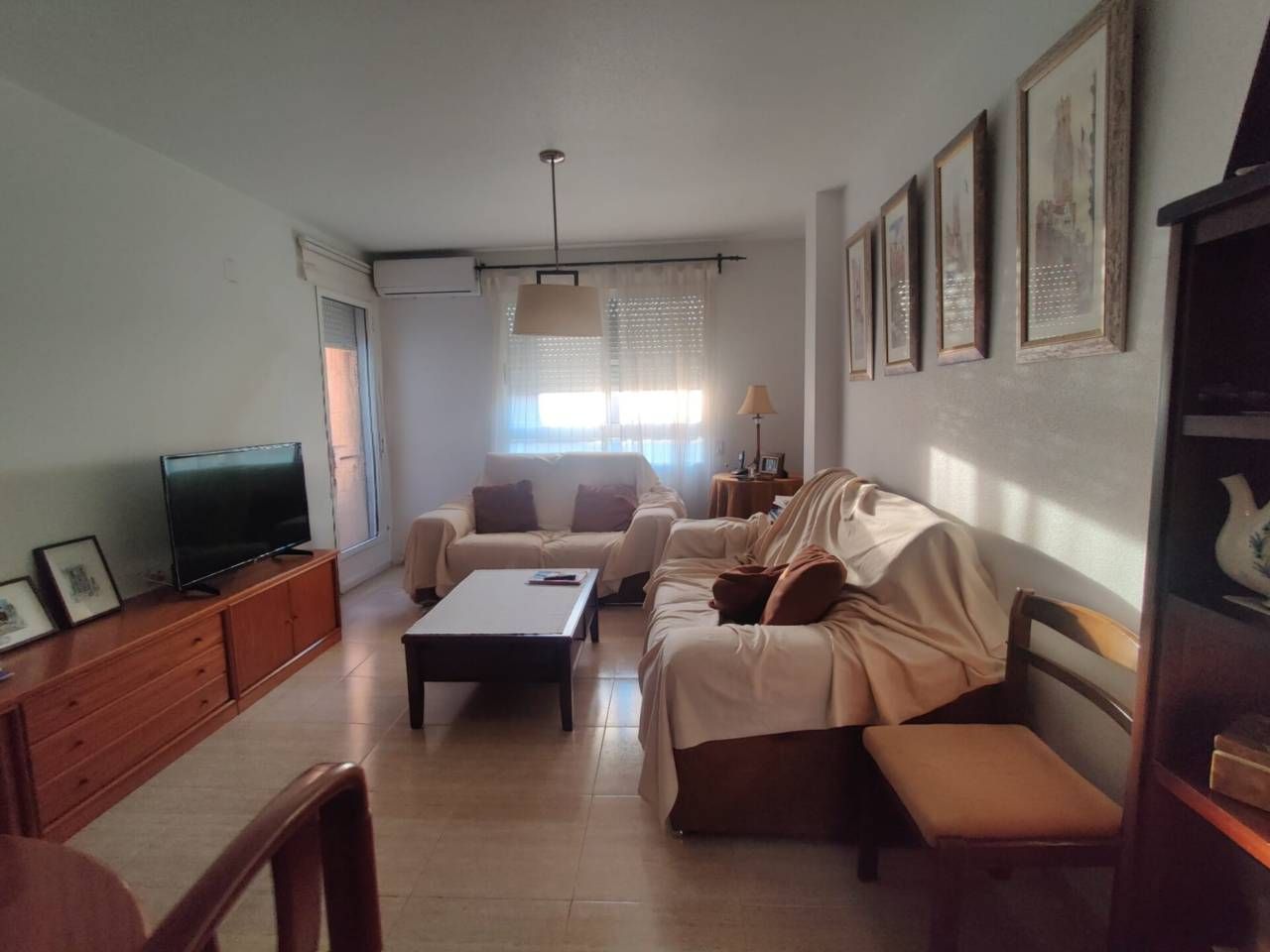 Living room of Flat for sale in  Murcia Capital  with Air Conditioner, Terrace and Storage room