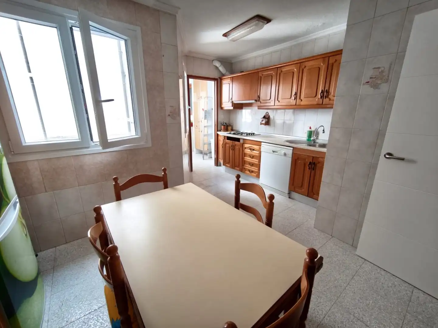 Kitchen of Flat for rent in Albacete  with Heating, Furnished and Balcony