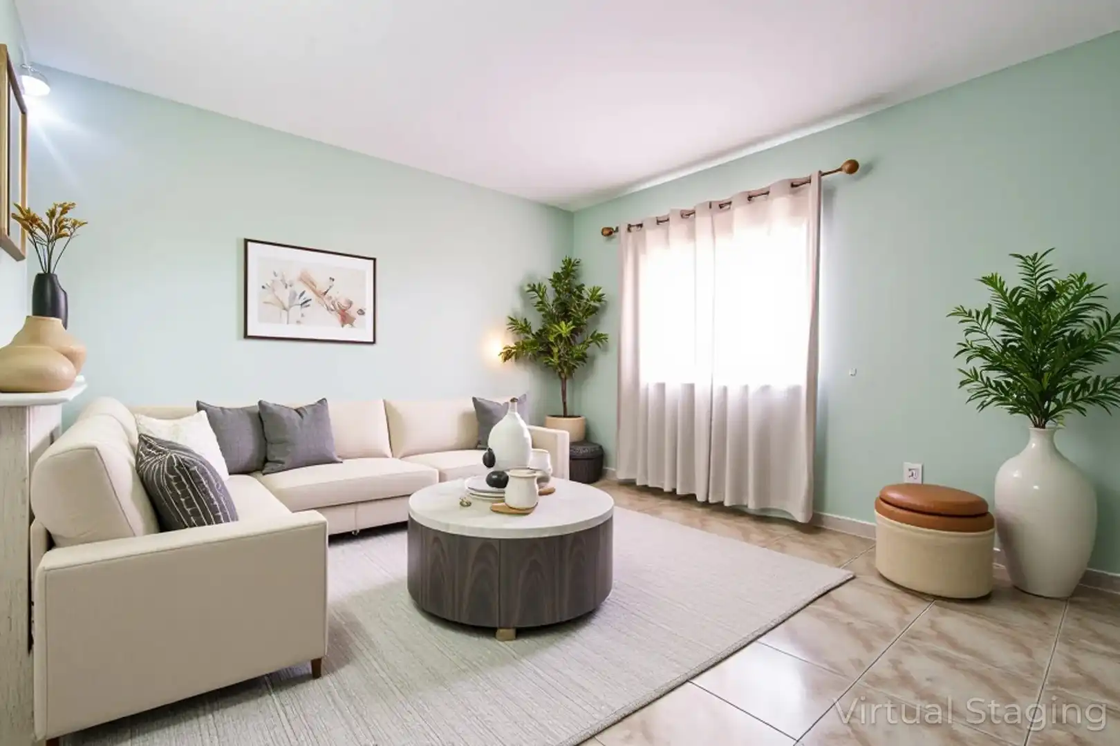 Wohnzimmer von Einfamilien-Reihenhaus zum Verkauf in Los Realejos mit Privatgarten, Terrasse und Abstellraum