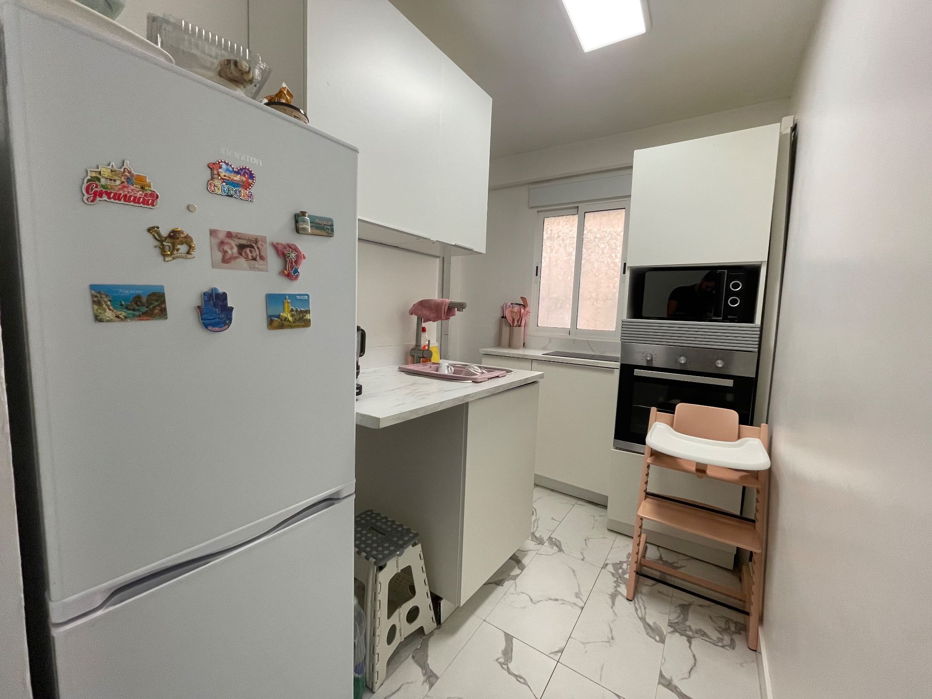 Kitchen of Flat for sale in Málaga Capital  with Air Conditioner and Furnished