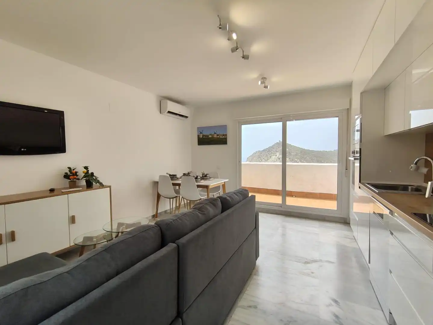 Sala de estar de Apartamento en venta en Benidorm con Aire acondicionado, Terraza y Balcón