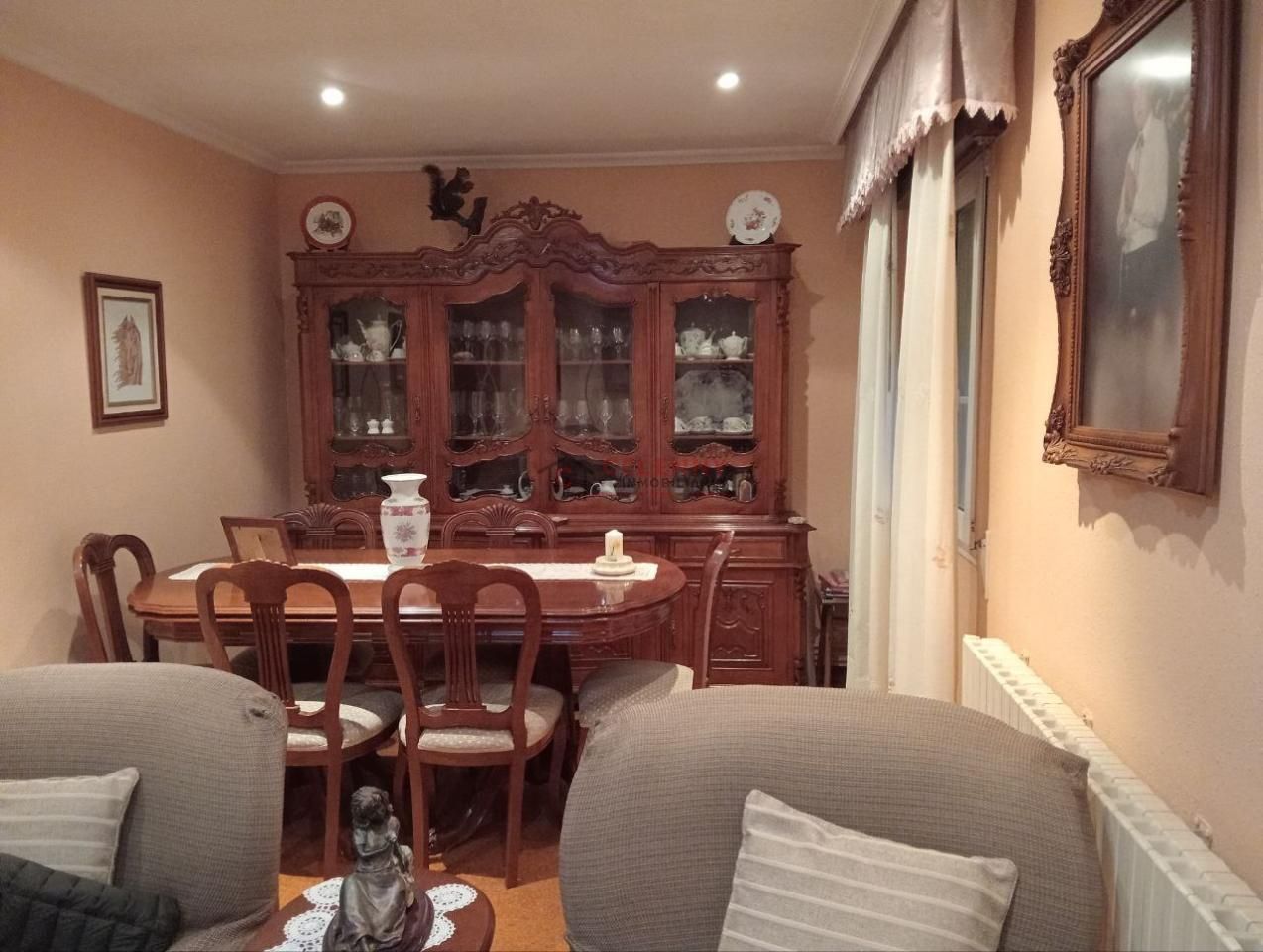 Dining room of Flat to rent in Ourense Capital   with Heating, Parquet flooring and Storage room