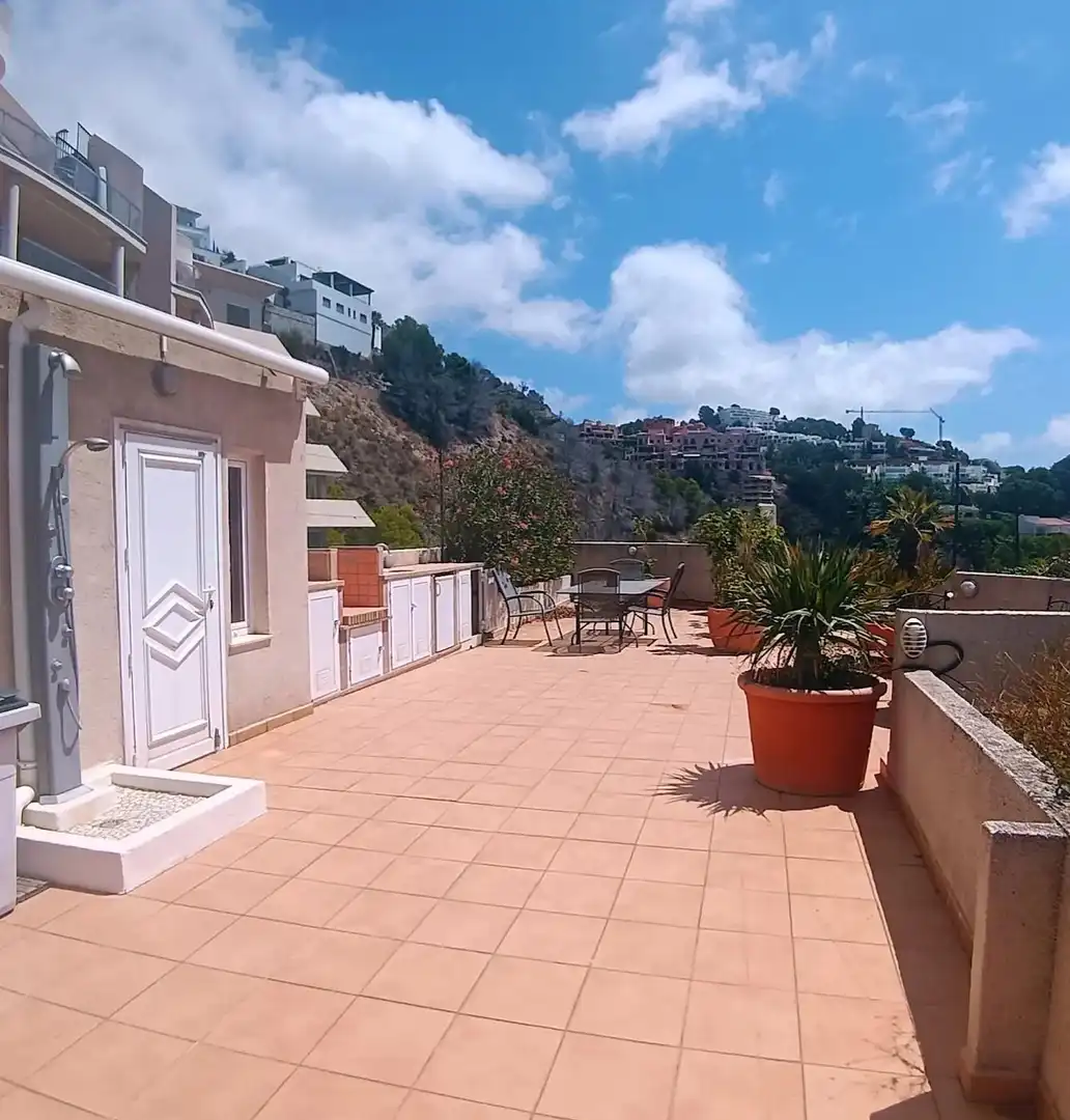Terraza de Ático en venta en Altea con Aire acondicionado, Calefacción y Jardín privado