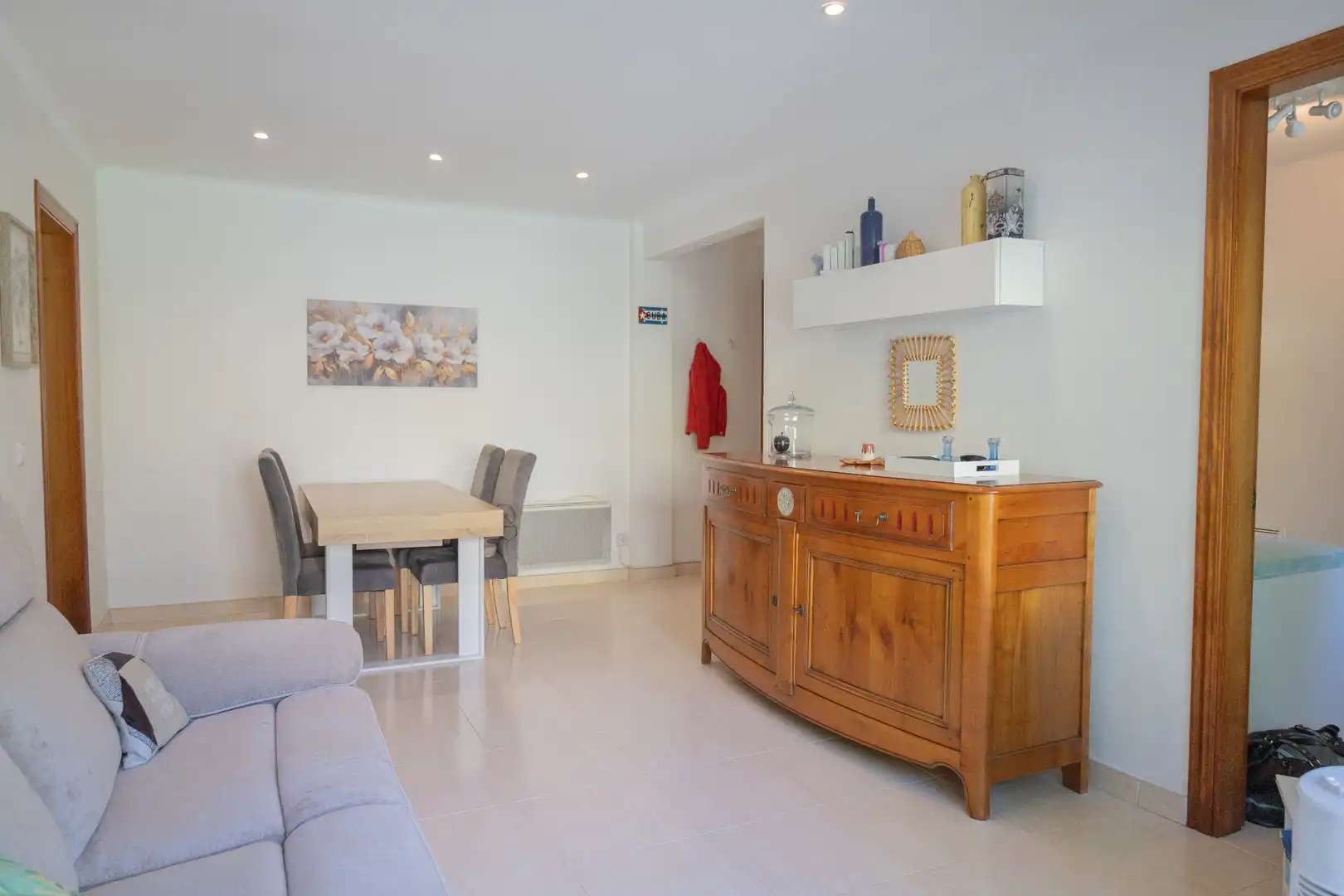 Esszimmer von Wohnung zum Verkauf in Palafrugell mit Heizung, Abstellraum und Ofen