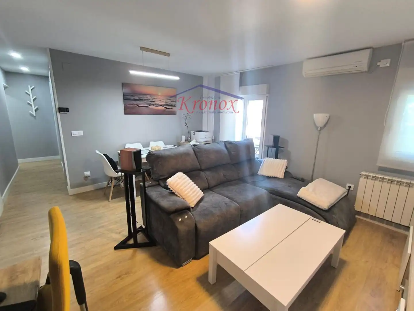 Sala de estar de Piso en venta en  Madrid Capital con Aire acondicionado, Calefacción y Terraza