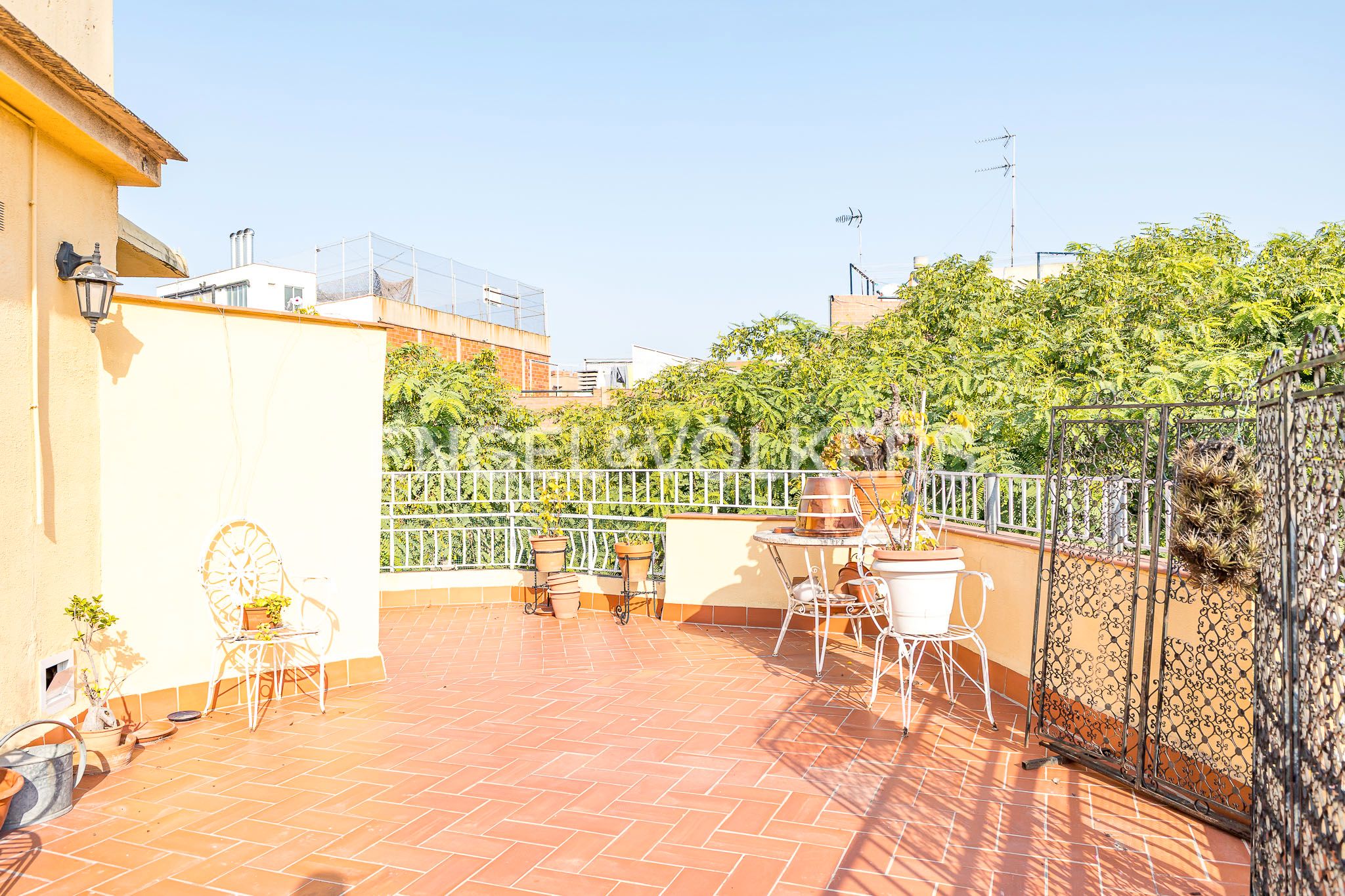 Terrace of Attic for sale in Santa Coloma de Gramenet  with Air Conditioner, Heating and Terrace