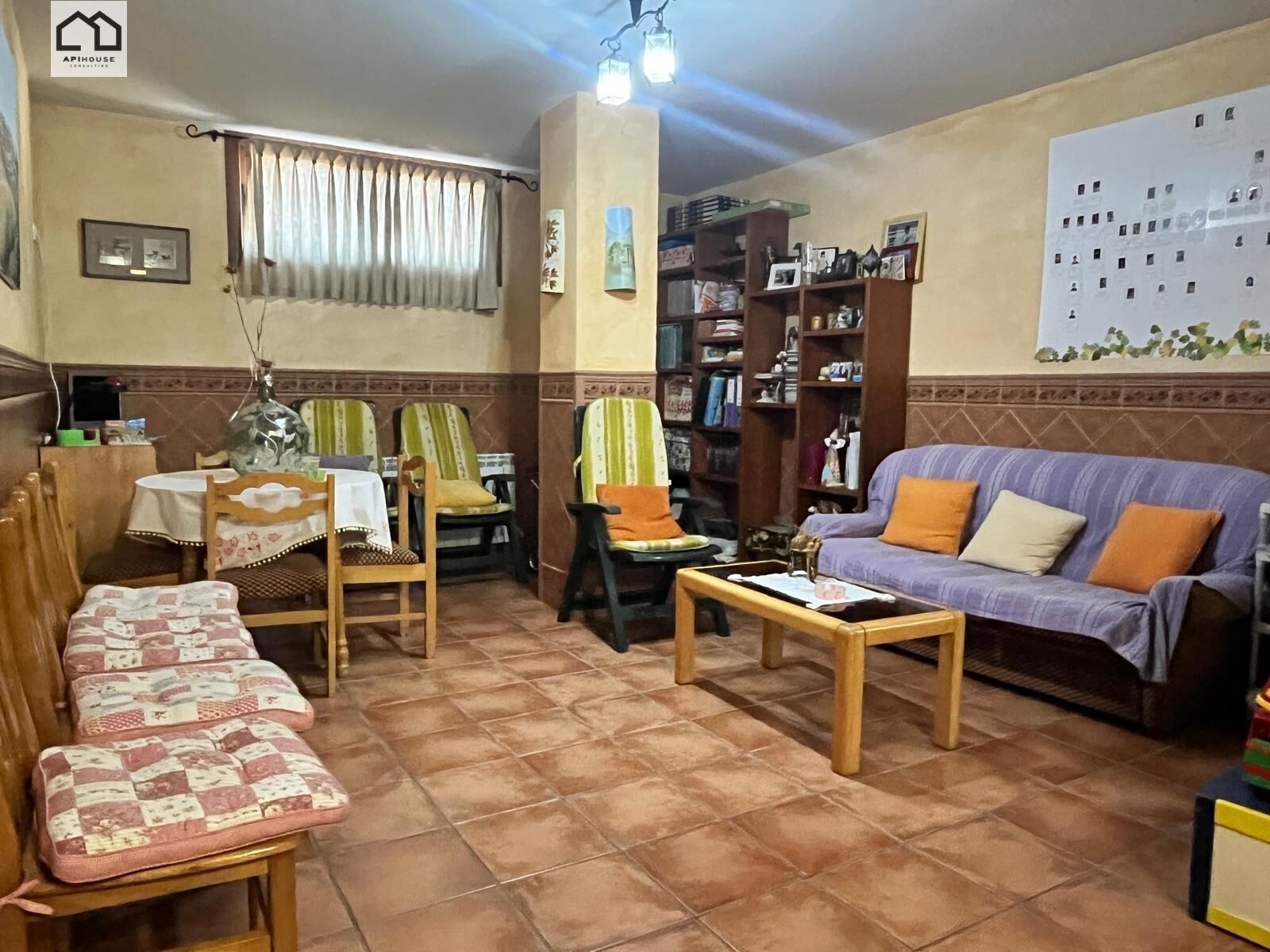 Sala d'estar de Casa o xalet en venda en Santa Olalla amb Aire condicionat, Calefacció i Jardí privat