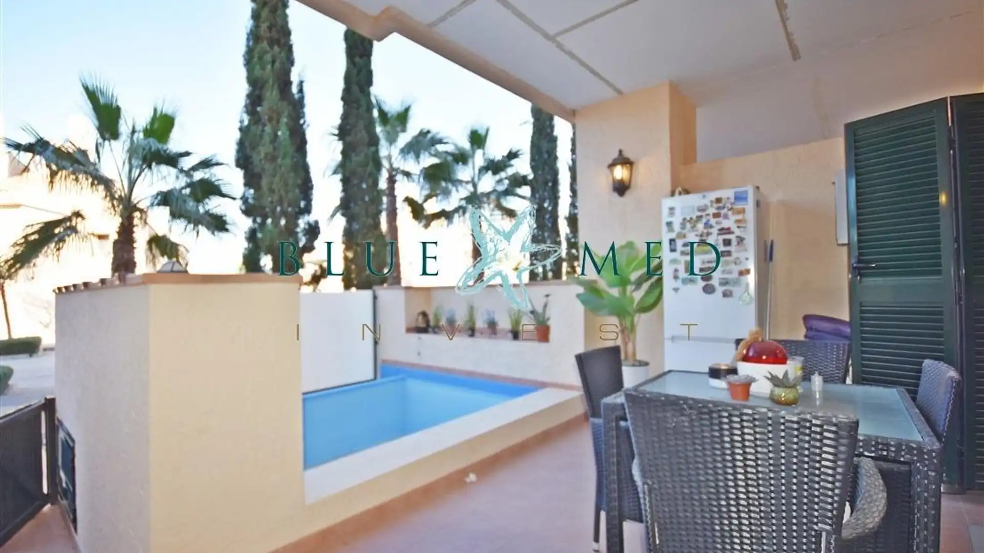 Vista exterior de Apartamento en venta en Fuente Álamo de Murcia con Aire acondicionado, Terraza y Piscina