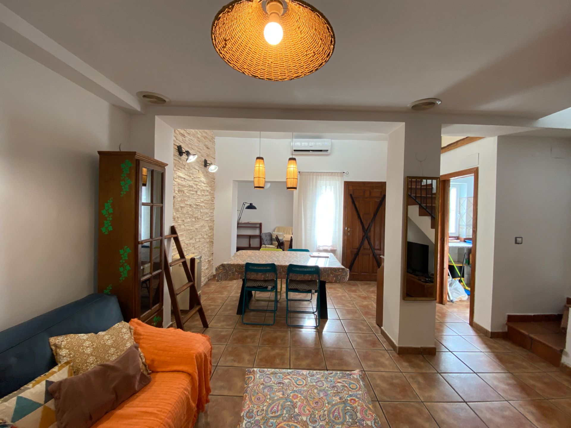 Living room of House or chalet to rent in Alicante / Alacant  with Air Conditioner, Heating and Private garden