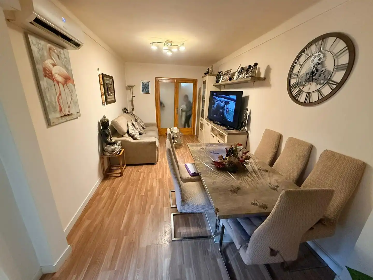 Living room of Apartments for sale in Roses  with Air Conditioner, Heating and Terrace