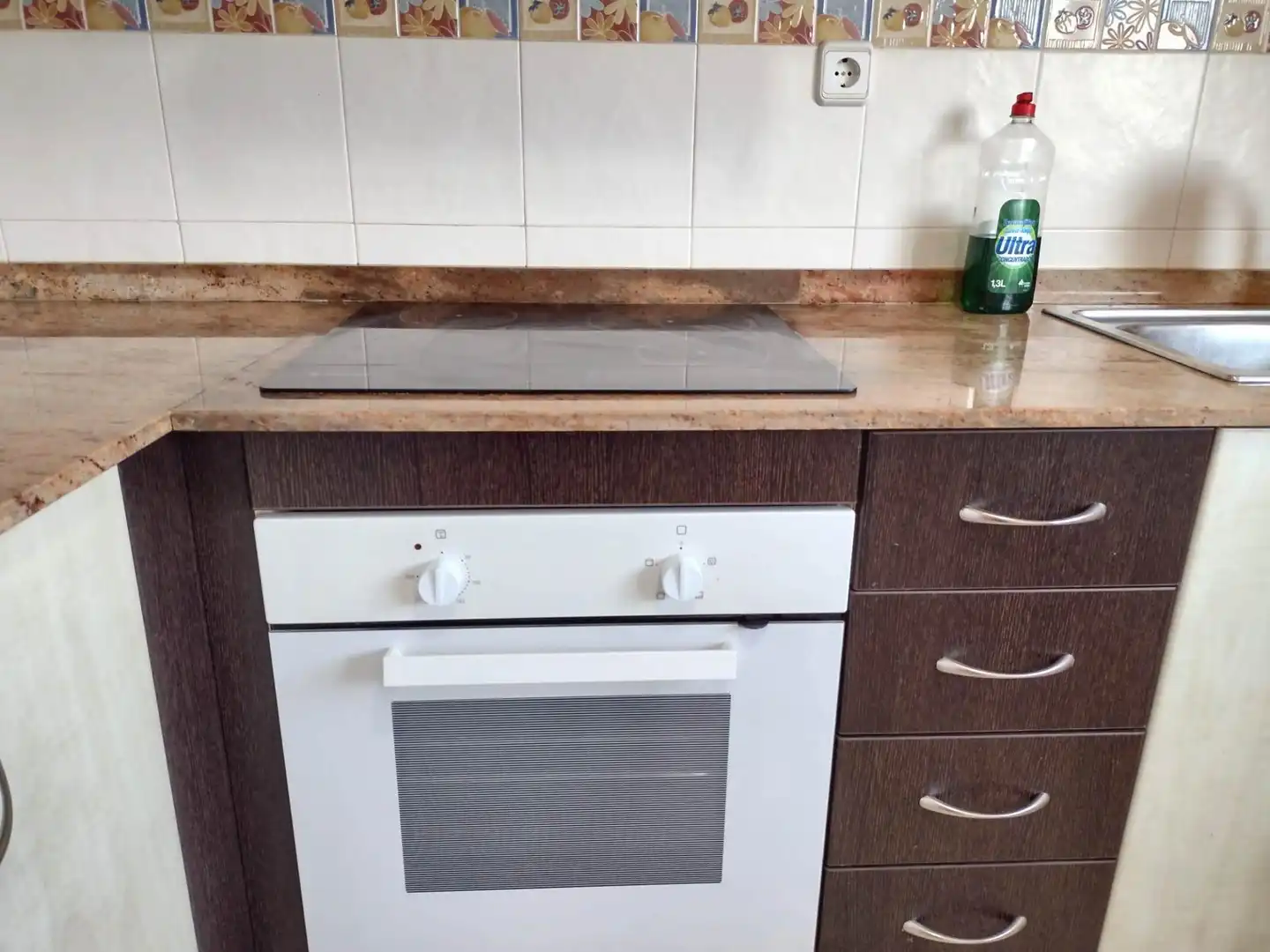 Cocina de Piso de alquiler en Murcia con Aire acondicionado, Trastero y Amueblado