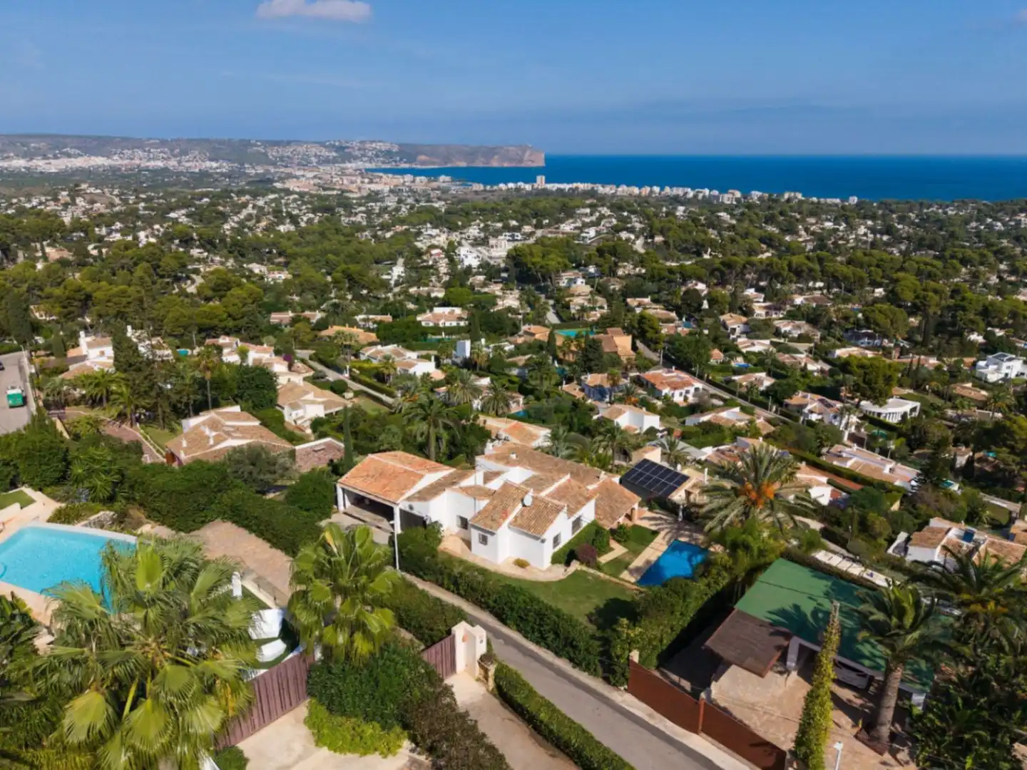 Exterior view of Houses for sale in Jávea / Xàbia  with Terrace and Swimming Pool