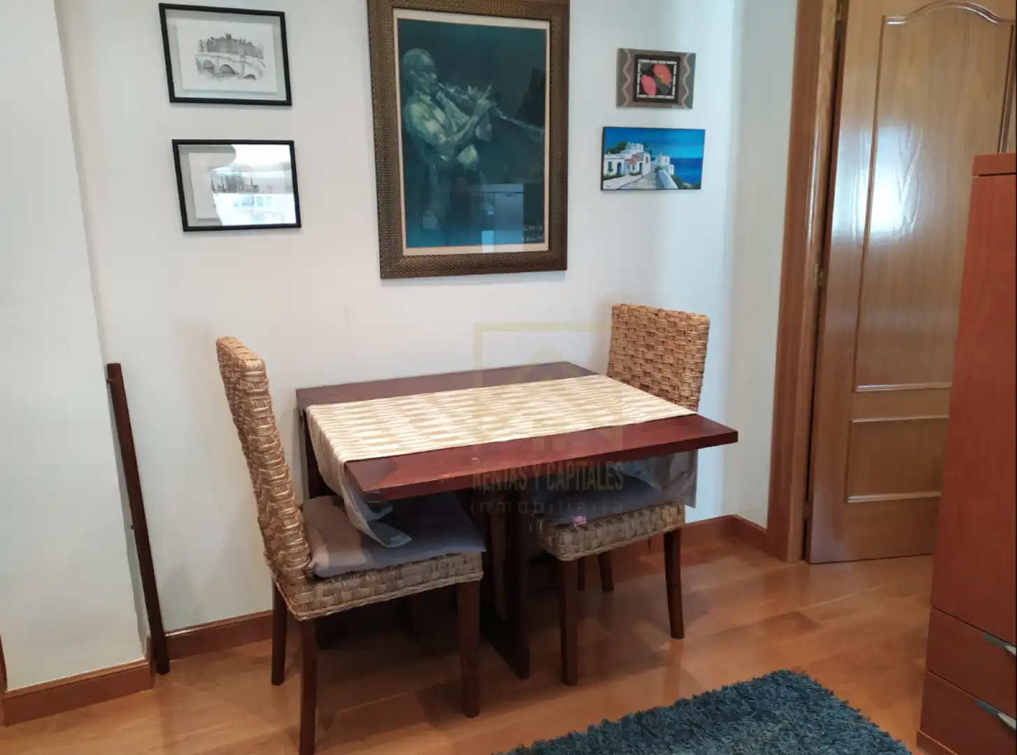 Esszimmer von Wohnung zur Miete in Santander mit Heizung und Möbliert