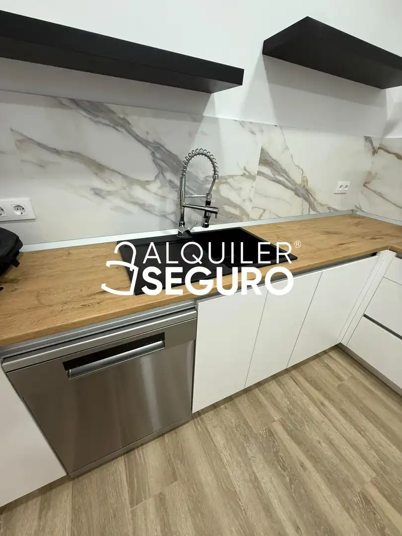 Cocina de Piso de alquiler en Barrio de Salamanca