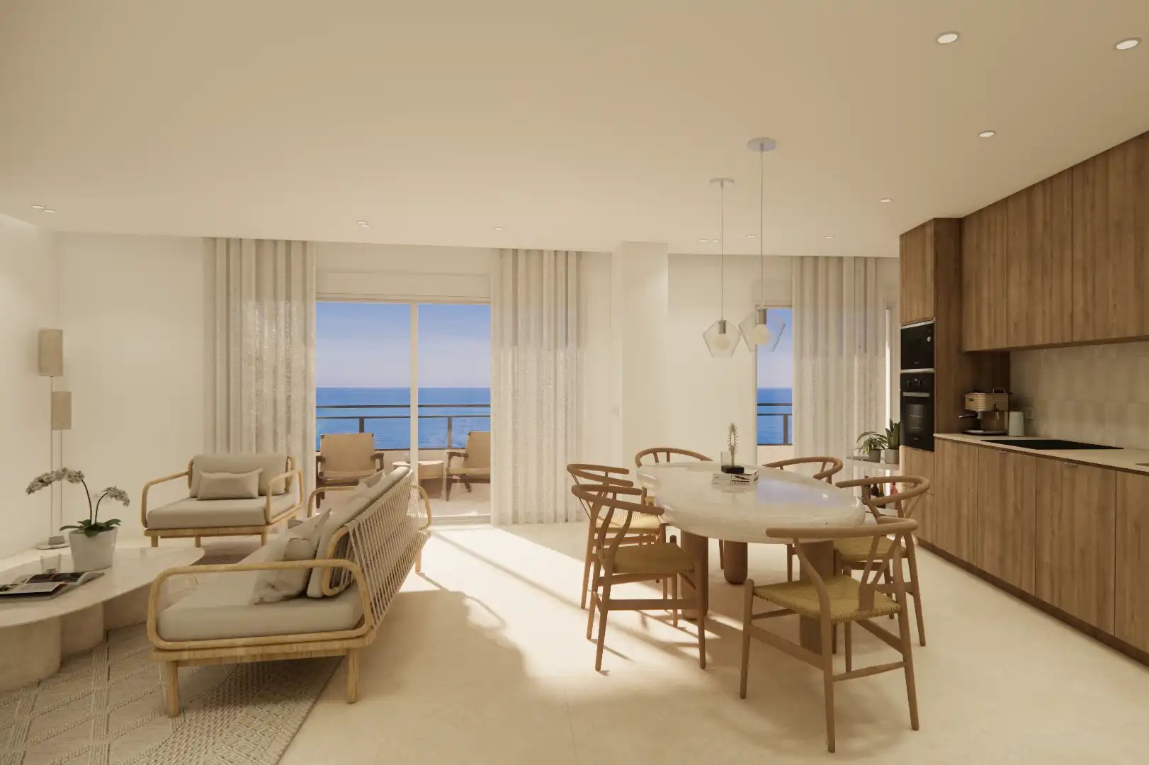 Sala de estar de Piso en venta en Málaga con Terraza