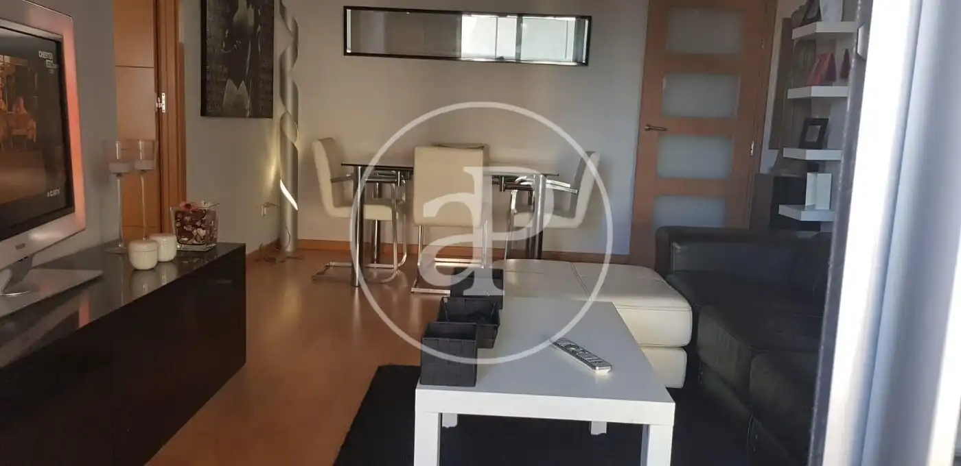 Sala d'estar de Pis de lloguer en Valencia amb Aire condicionat, Calefacció i Jardí privat