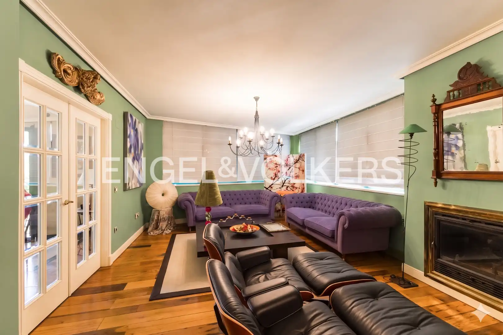 Living room of Houses for sale in Velilla de San Antonio  with Air Conditioner, Heating and Terrace